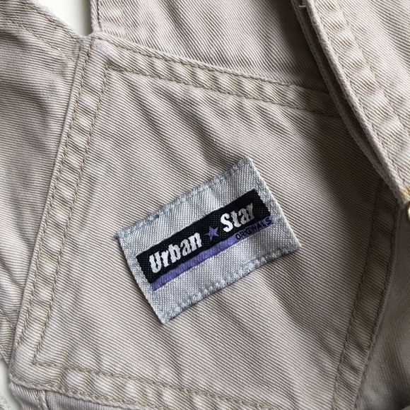 Vintage Ivory Overall Shorts - Picture 7 of 7